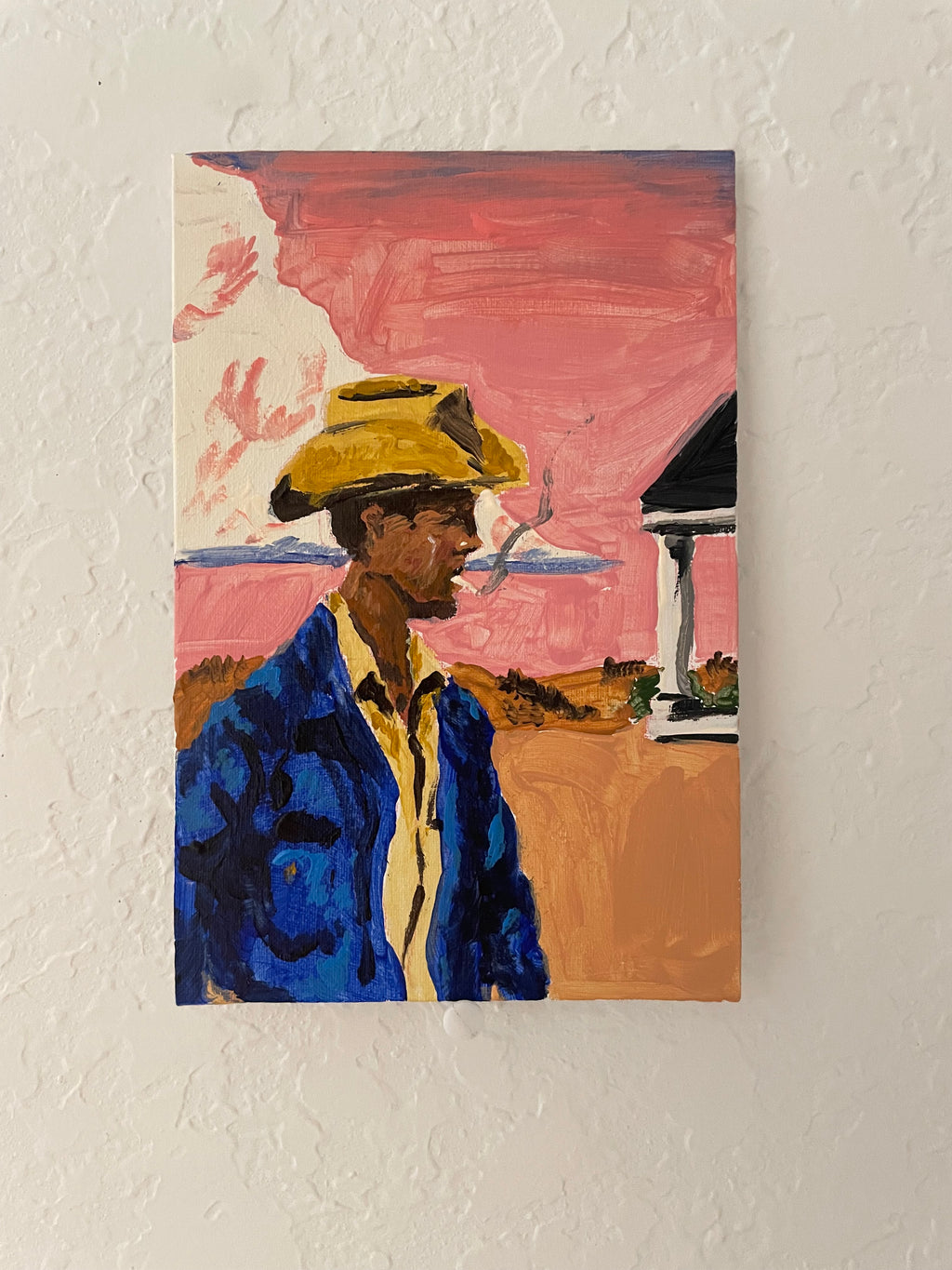 Pink Sky Cowboy II Original